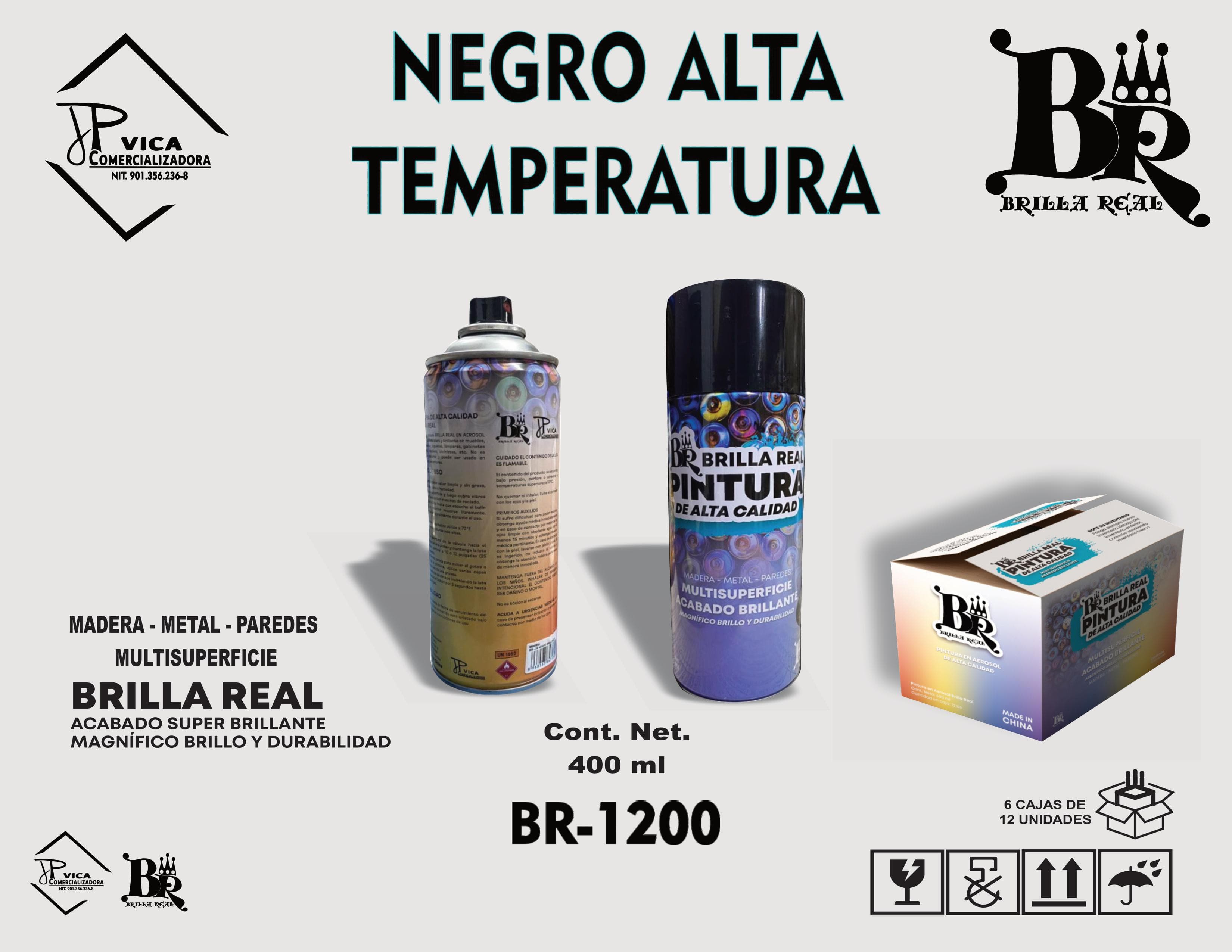 AEROSOL NEGRO ALTA TEMPERATURA 400 ML