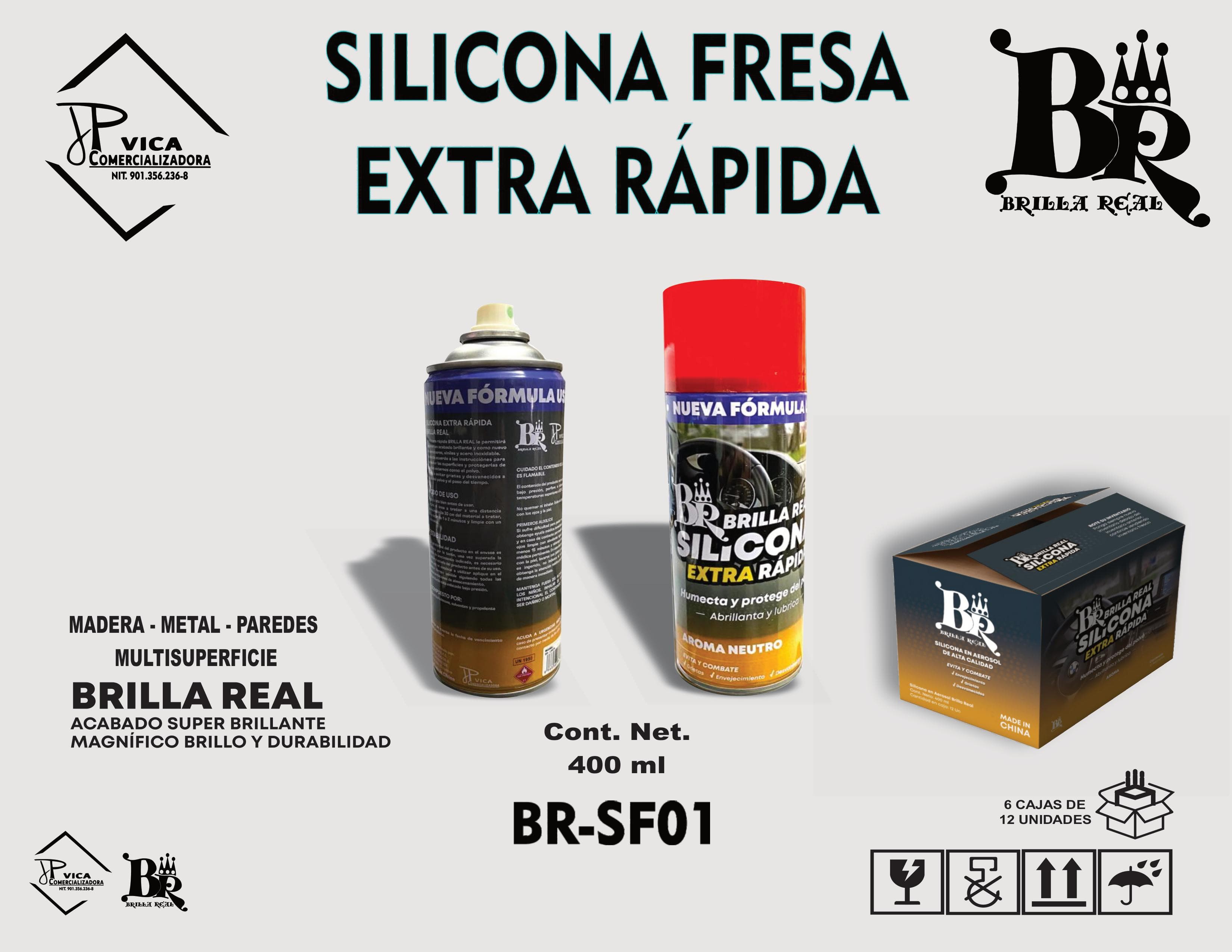 Silicona en aerosol con aroma a fresa