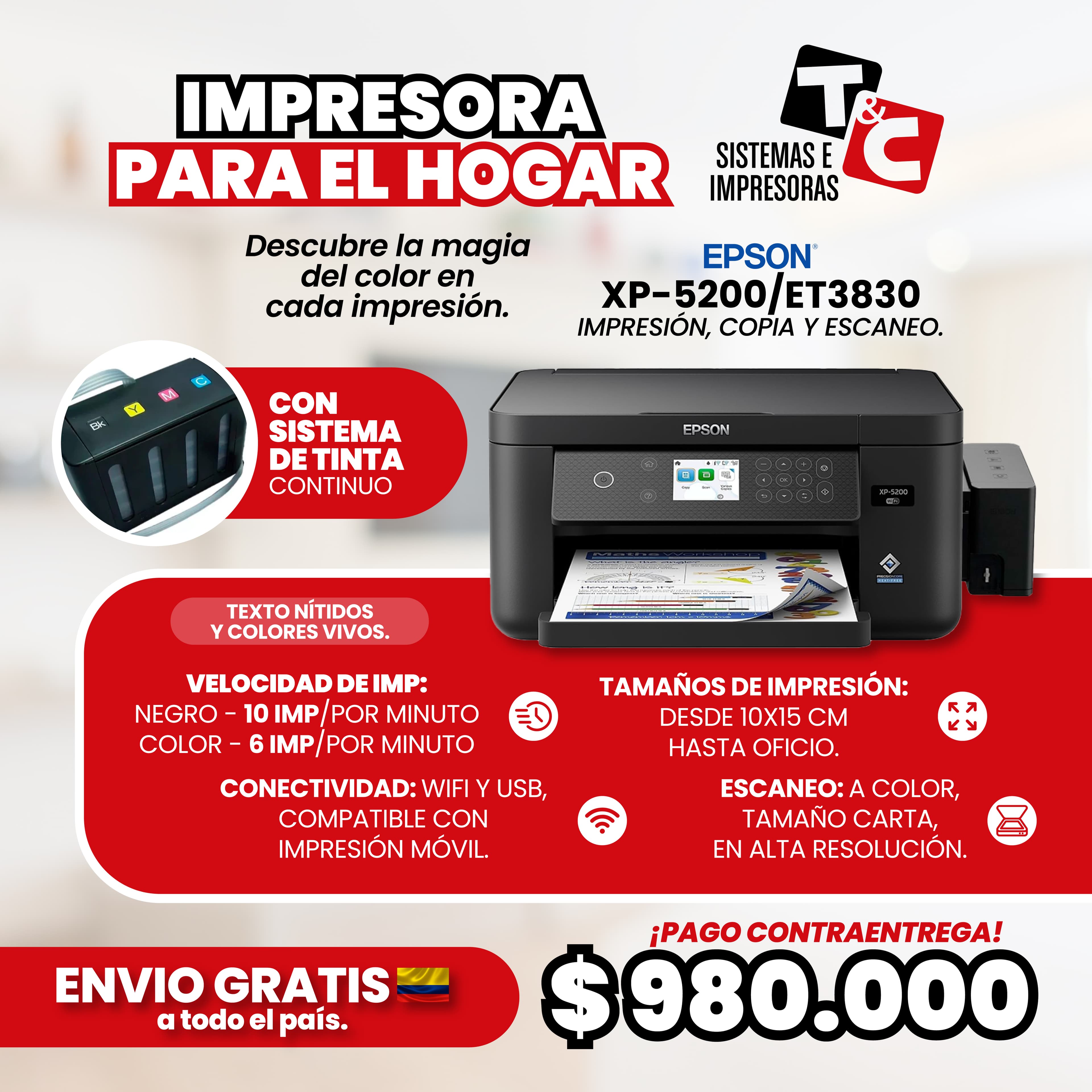 Impresora EPSON XP-5200