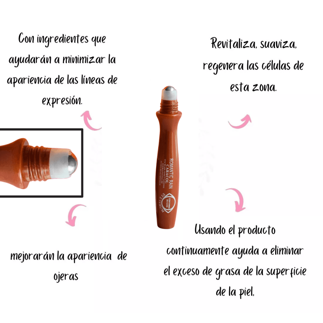Contorno de ojos roll on baba de caracol