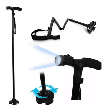 Baston Trusty Cane Plegable Con Linterna