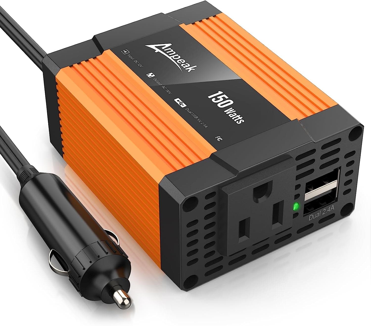 Adaptador Convertidor De Corriente Carro