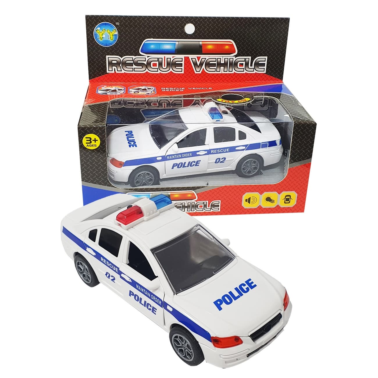 Carro De Policia Colección A Escala