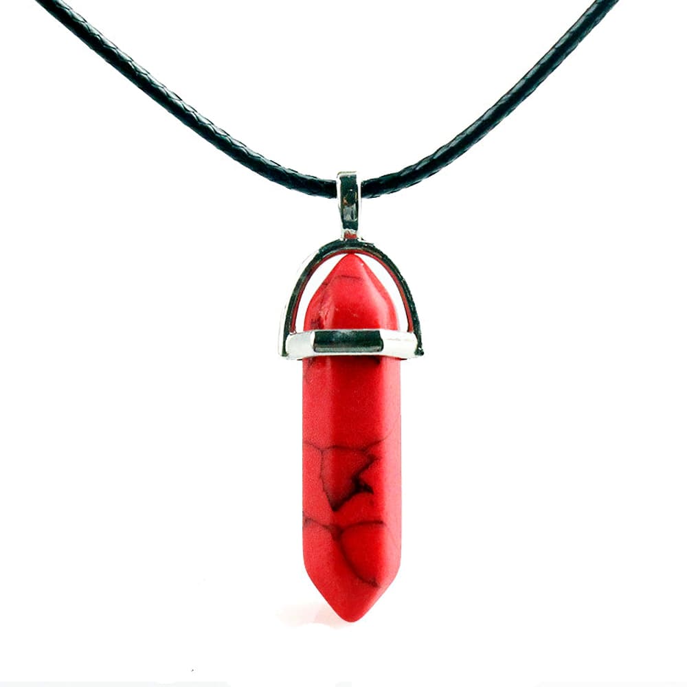 Collar Cuarzo Rojo Jaspe + Estuche