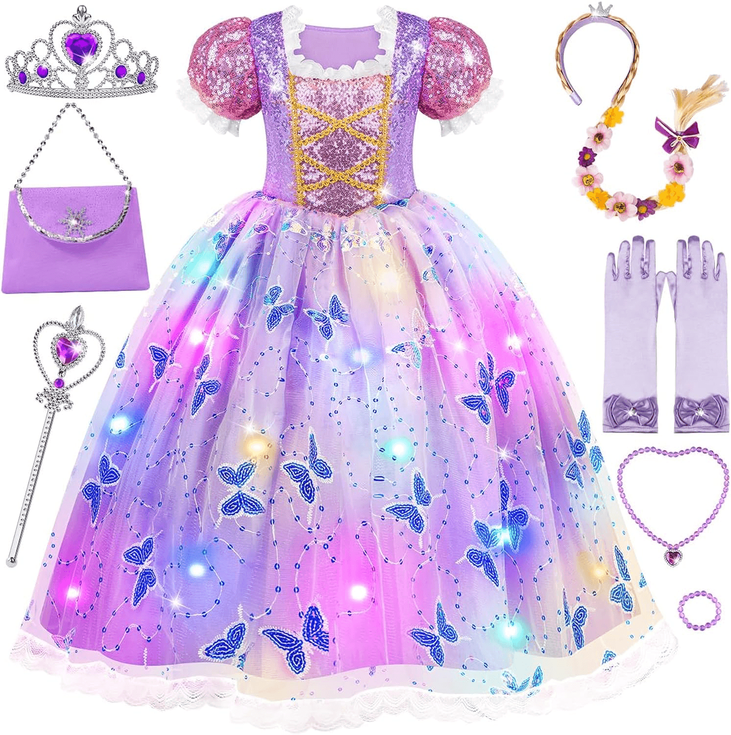 Disfraz Rapunzel Iluminado