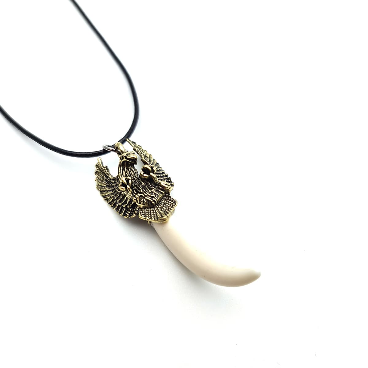 Collar Aguila Garra Colmillo  + estuche