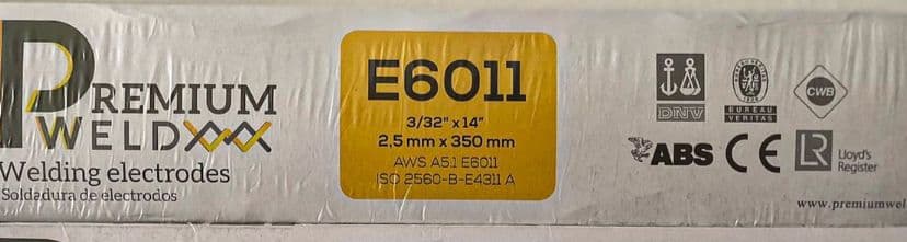 Soldadura 6011 3/32 x 5kg