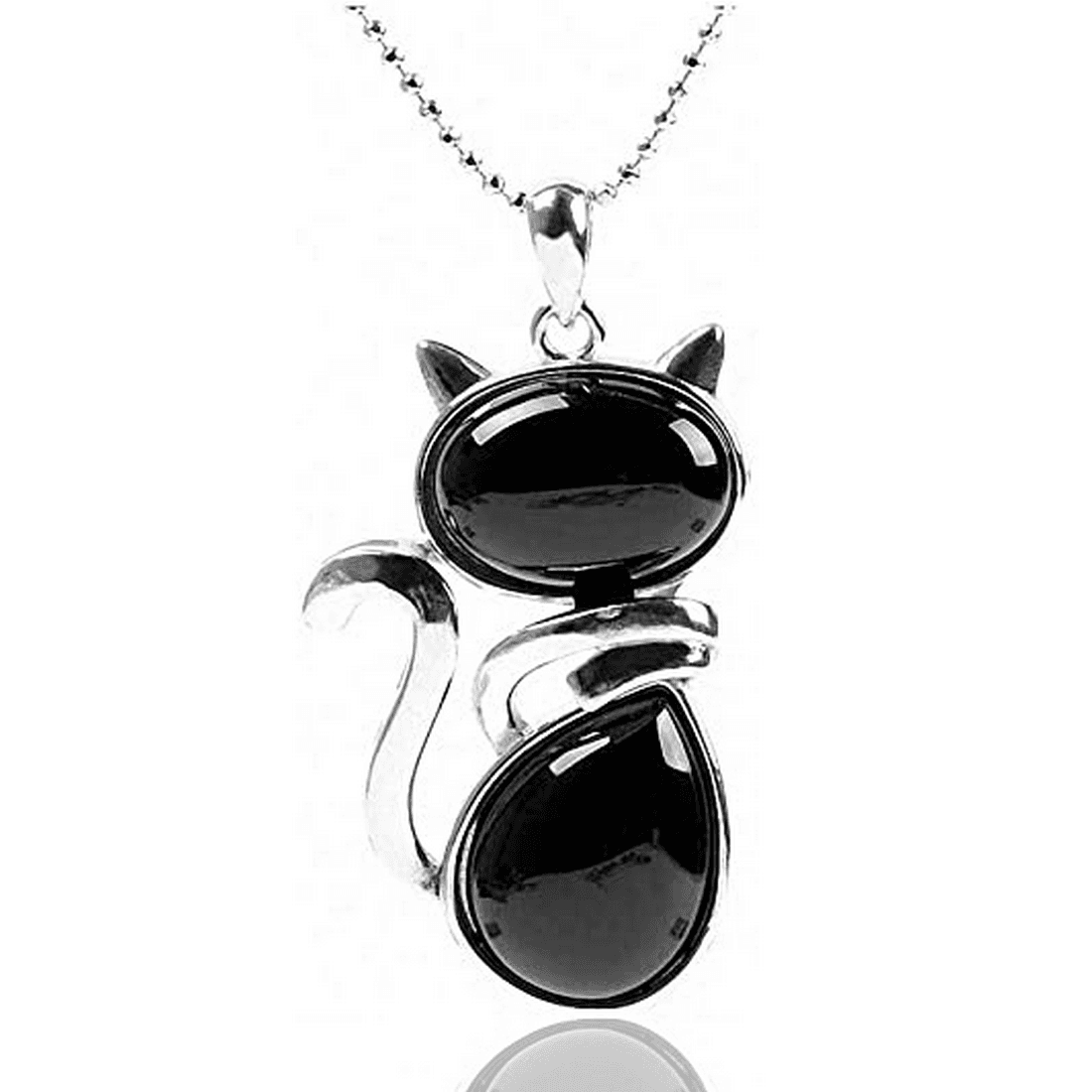 Collar Gato Cuarzo Onix