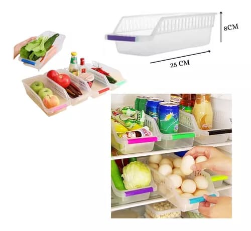 Organizador nevera cocina cajon x 6 unds