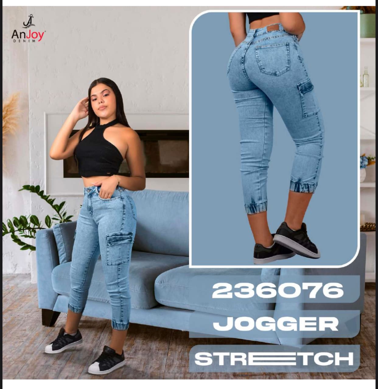 Jogger Stretch dama ref 236076
