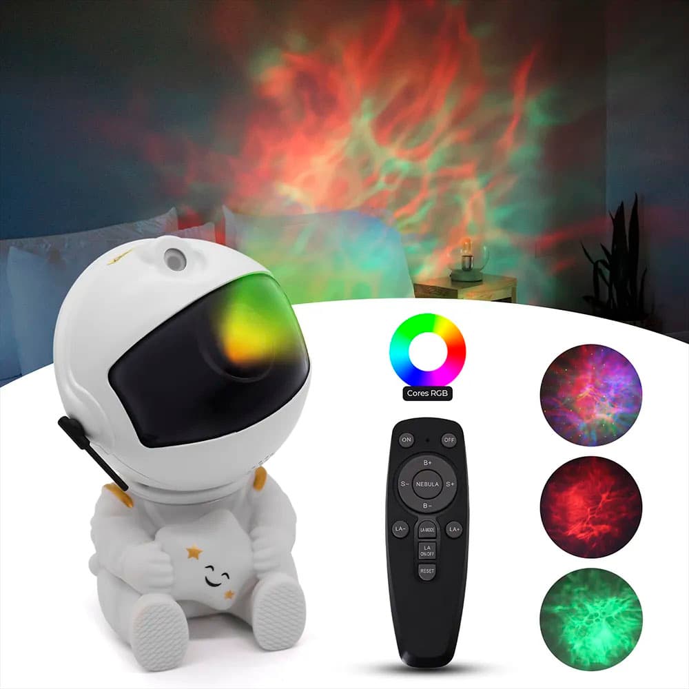 Mini Astronauta Proyector Galaxias