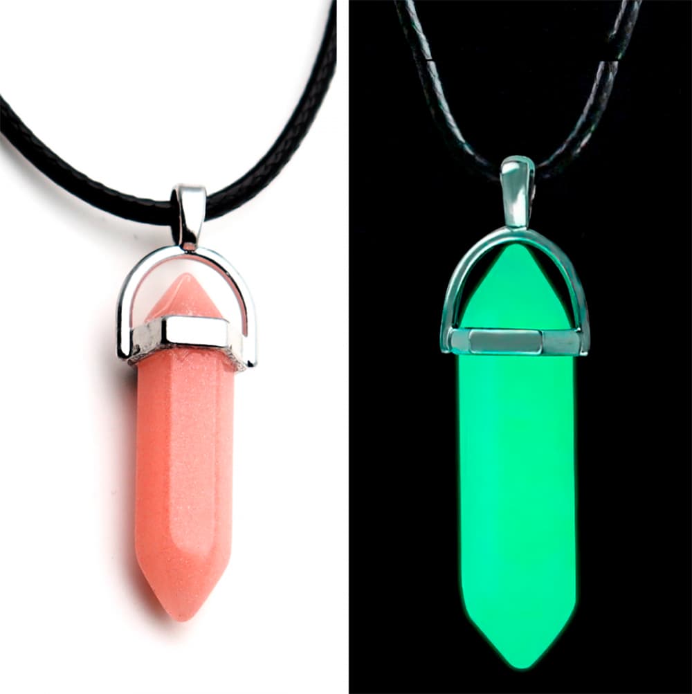 Collar Luminoso Luz Pendulo Alumbra Nara