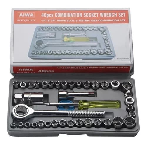Juego De Raches Copas 40 Piezas Mecanica