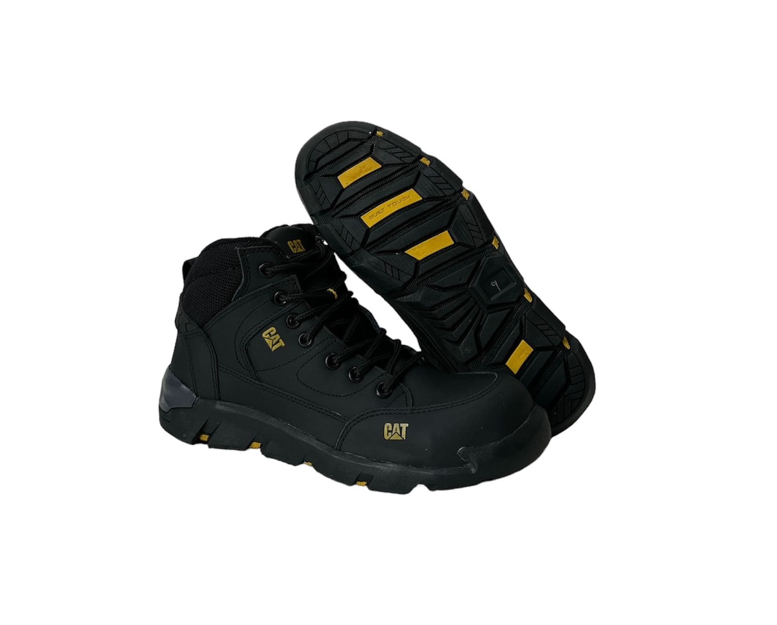 Botas Caterpillar 019 Negro Con Puntera