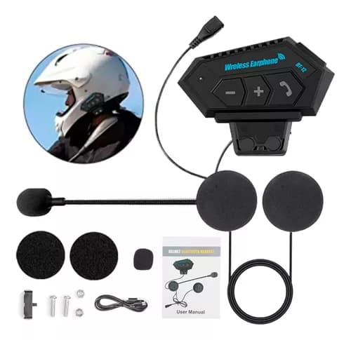 Intercomunicador Para Casco Moto Bluetoo