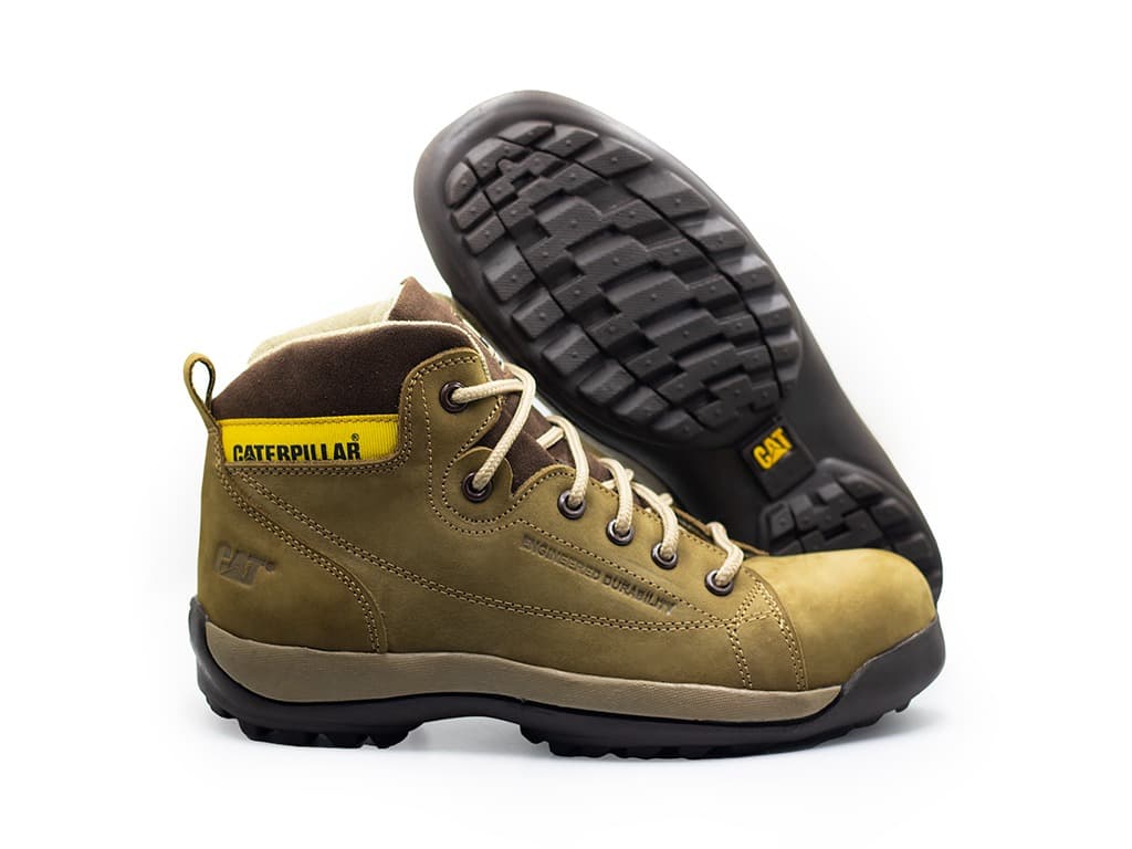 Bota Caterpillar Alaska Ocre Con Puntera