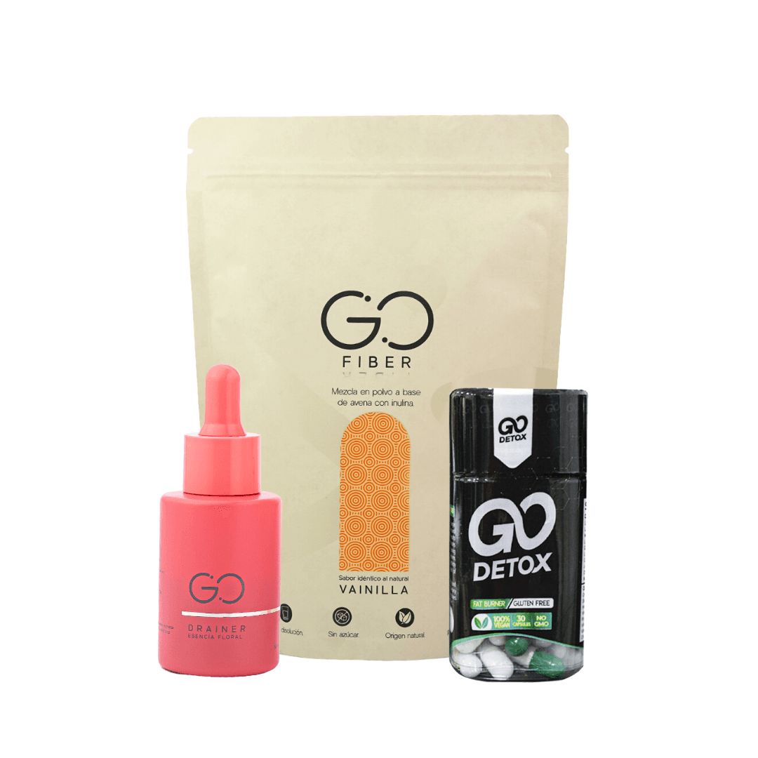 Tripleta godetox - fibra - drenador