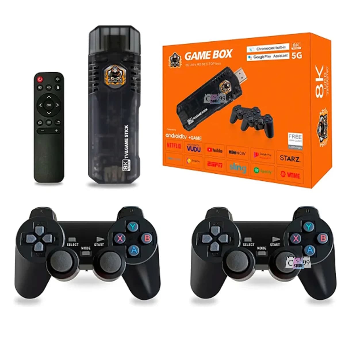 Tv Box y Consola De Video Juegos 2en1