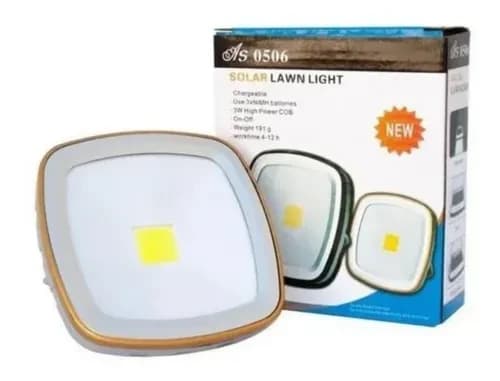 Lampara Solar Recargable Con Panel Solar