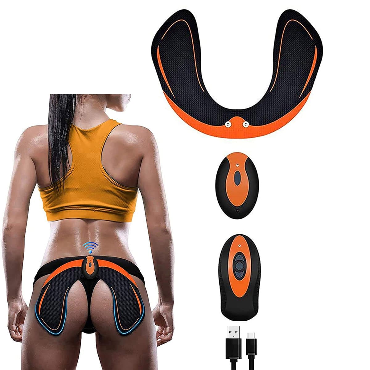 Gimnasia Pasiva Parche Gluteos Recargabl