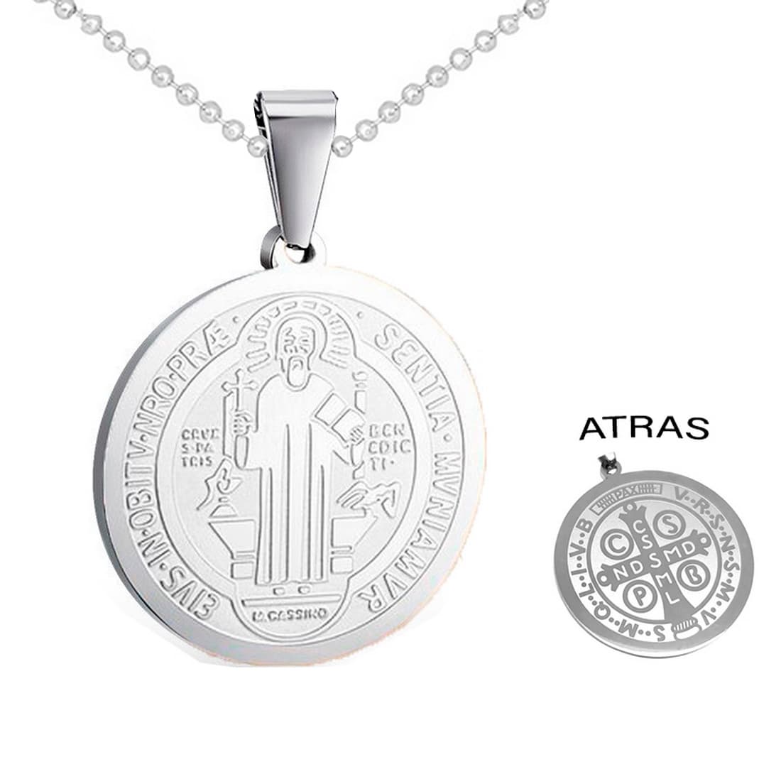 Collar San Benito Medalla Porteccion