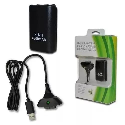 Kit Carga Y Juega Para Control Xbox 360