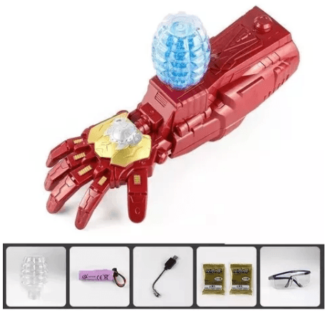 GUANTE LANZADOR HIDROGEL IRON MAN