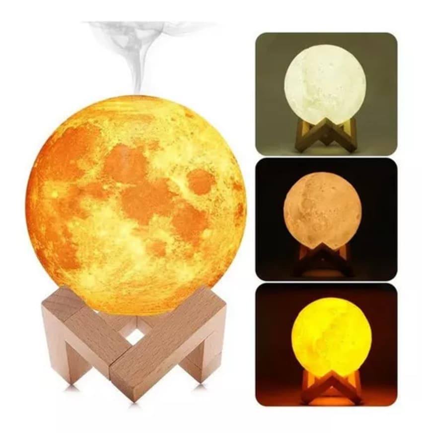 Humidificador Difusor Aroma Lámpara Luna