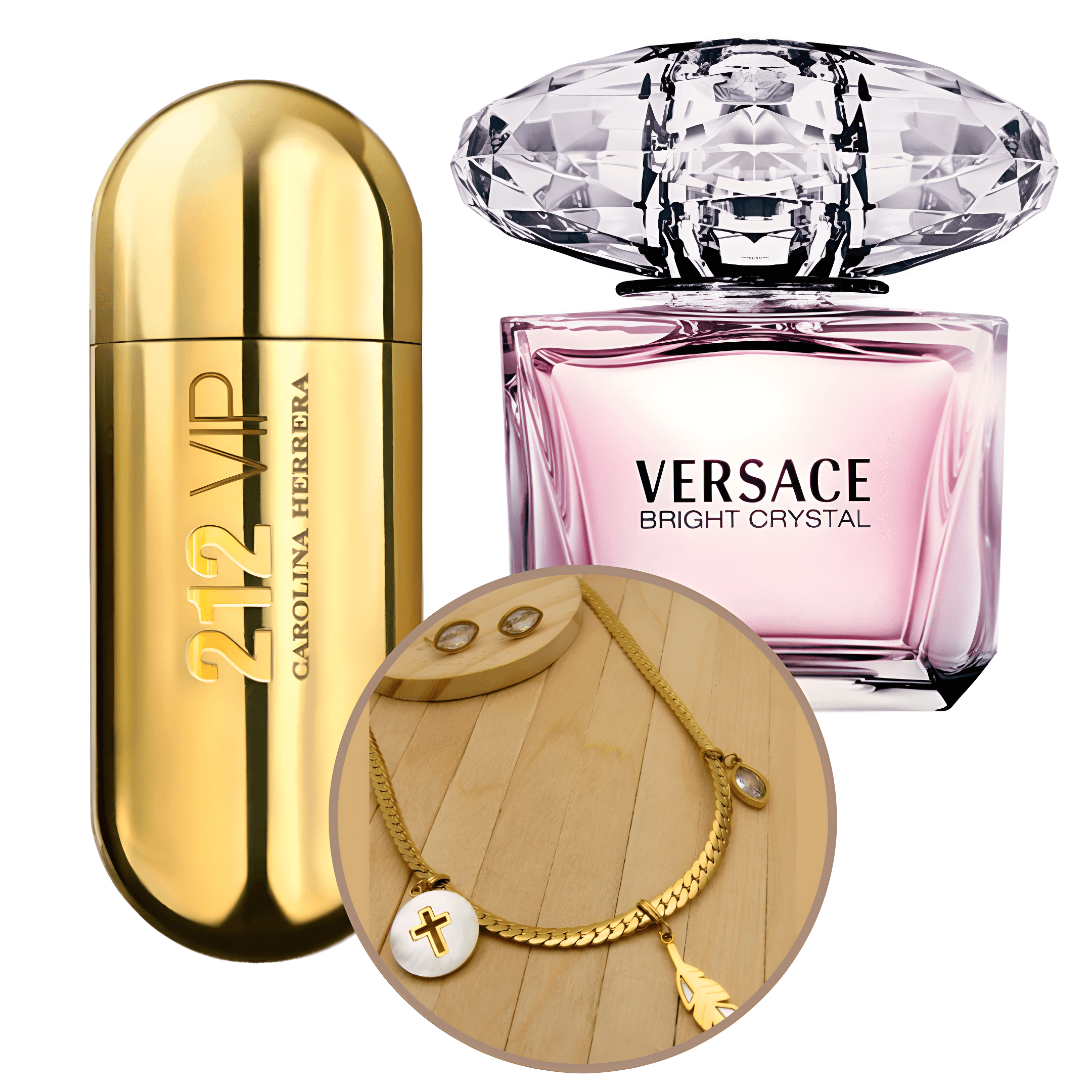 KITX4212VIP+VERSACECRYSTAL+COLLAR+ARETES