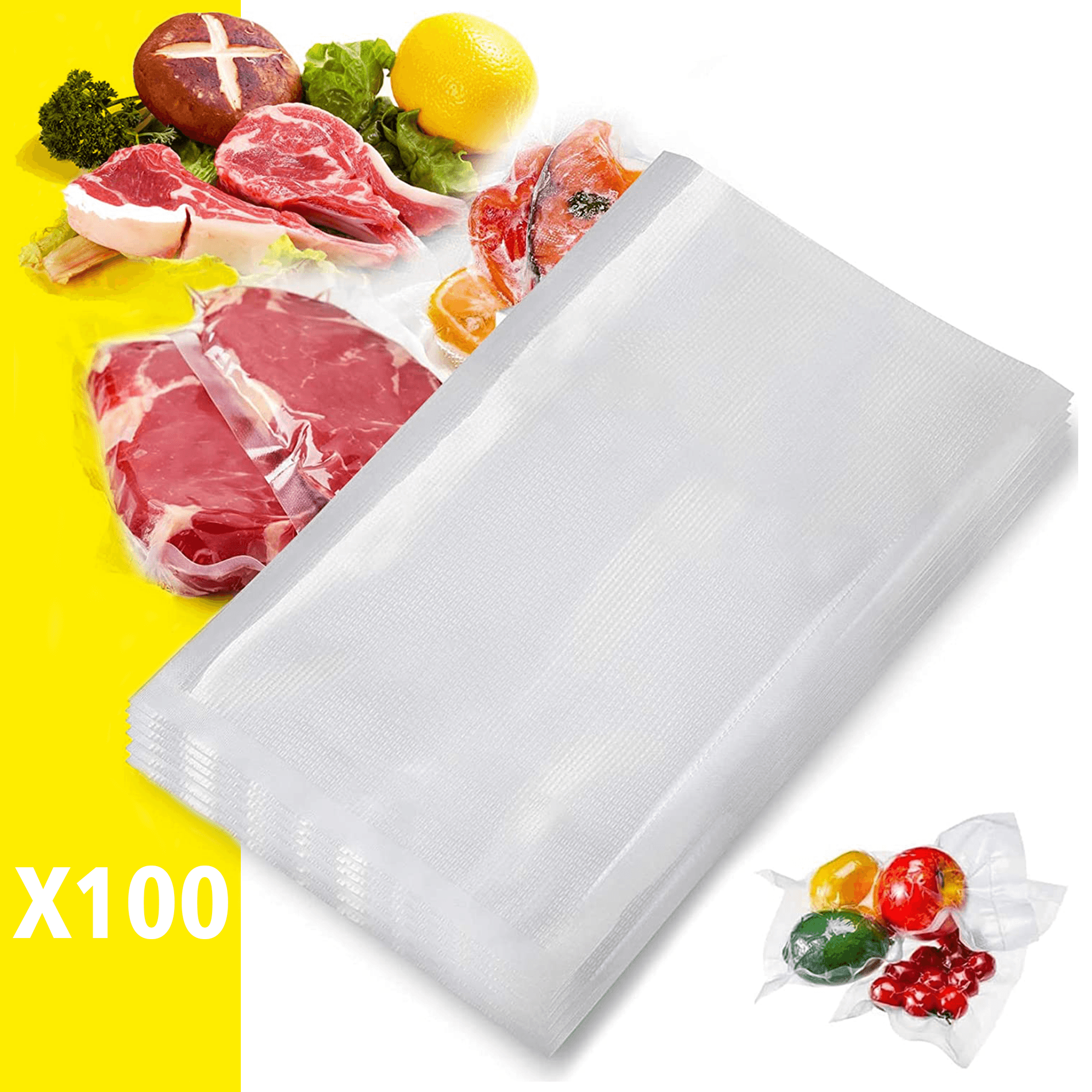 Bolsas Sellado Al Vacío x100 Empaque