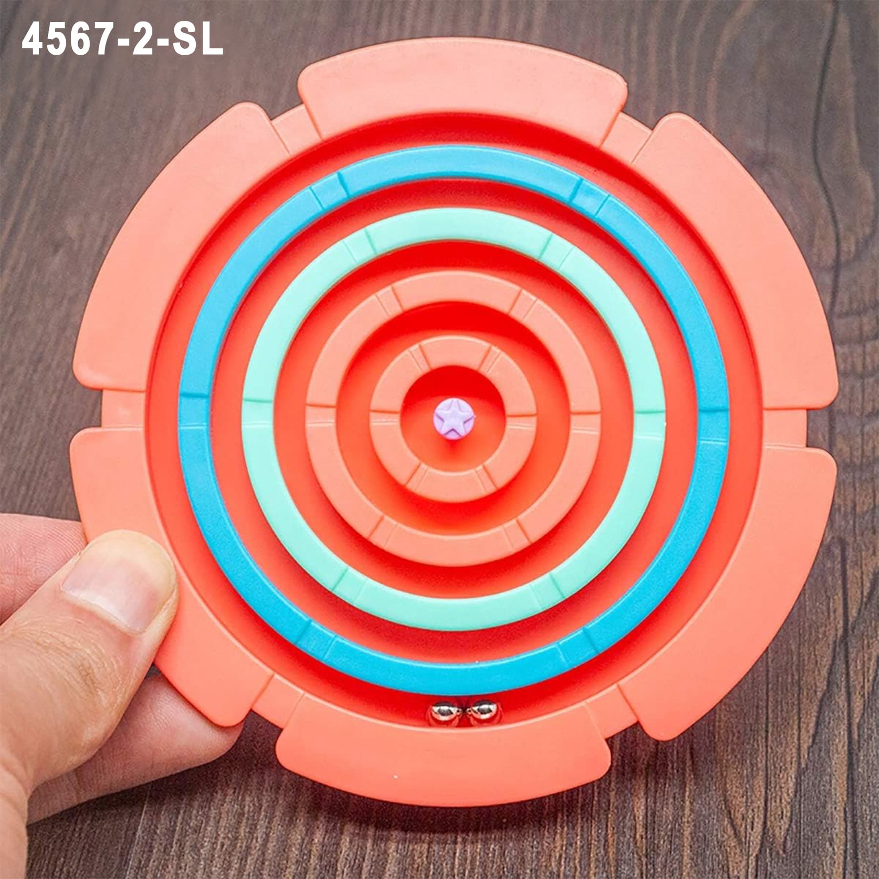 4567-2 JUEGO  LABERINTO BALINES