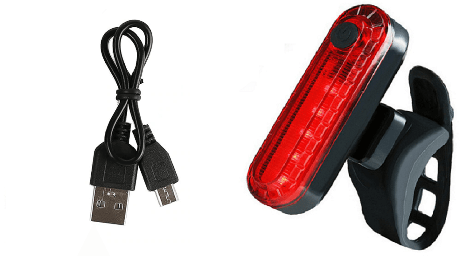 Luz Linterna RecargableBicicleta trasera