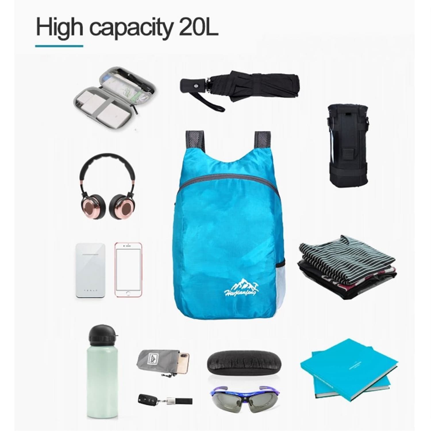 Maleta Mochila Bolsa Plegable Expandible