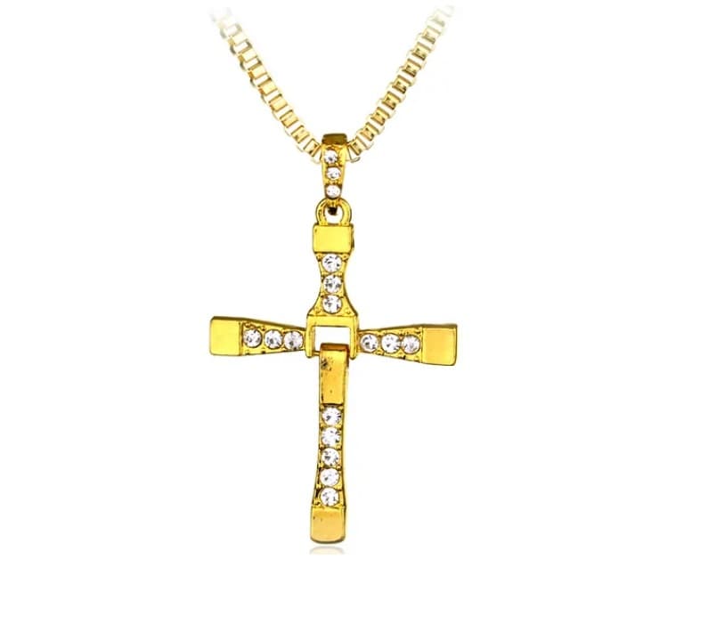 Collar Cadena Cruz De Toretto