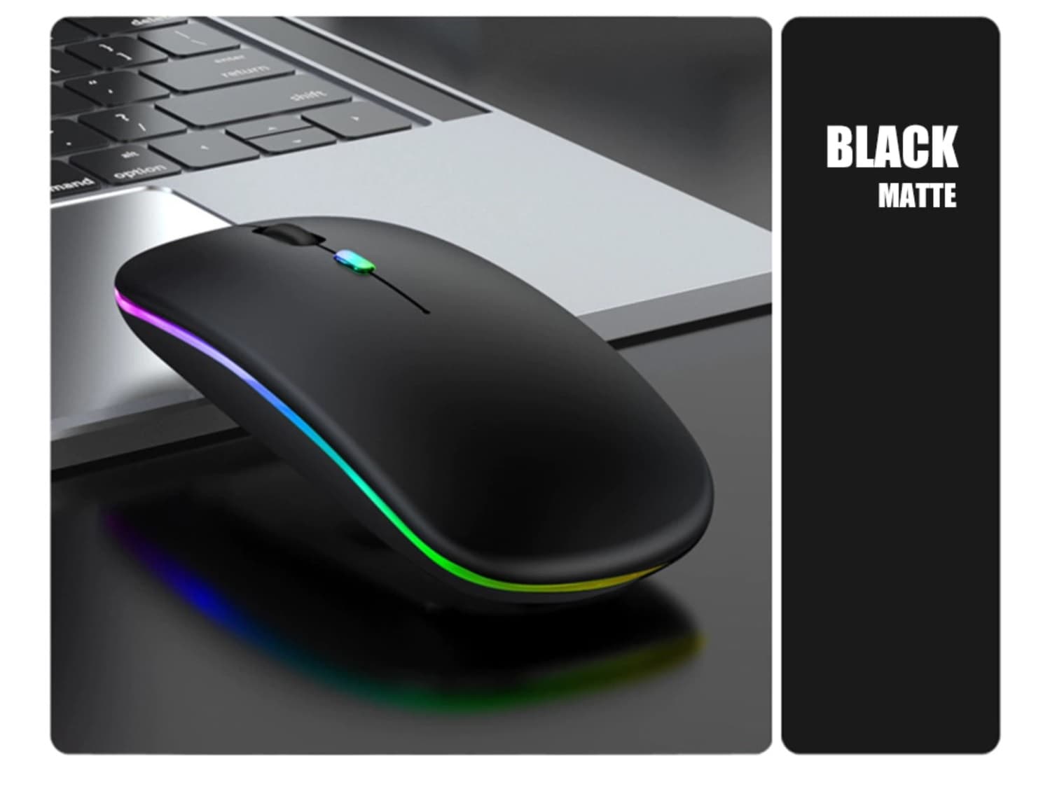 Mouse Recargable Inalámbrico Y Bluettoot