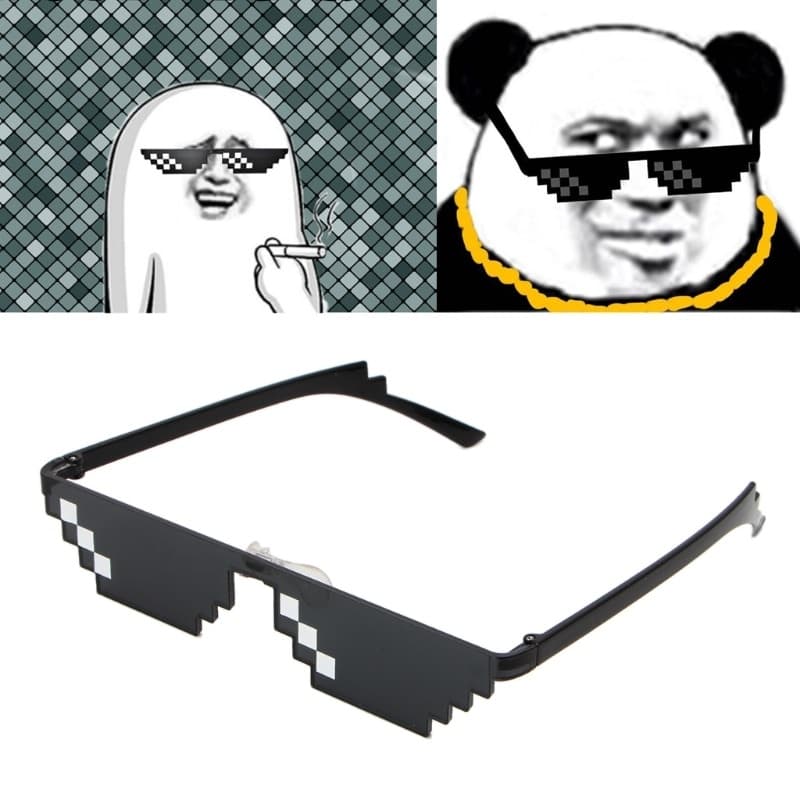 Gafas De Sol Meme Thug Life Pixel