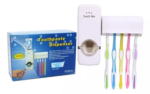 DISPENSADOR DE CREMA Y SOPORTE DE CEPILL