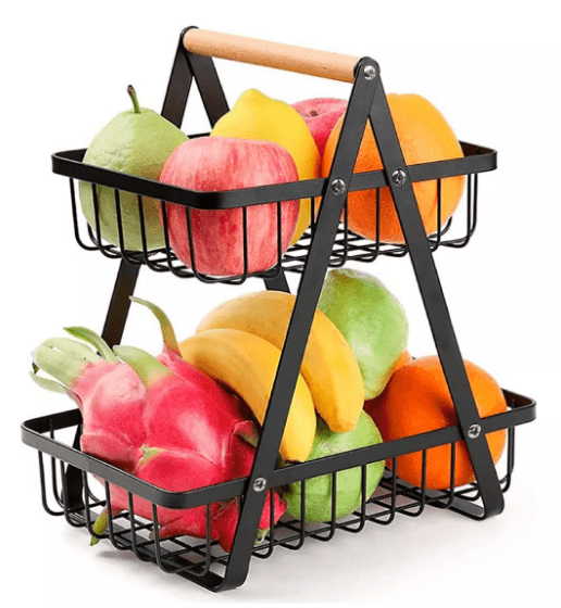 Organizador Cesta de Frutas 2 niveles