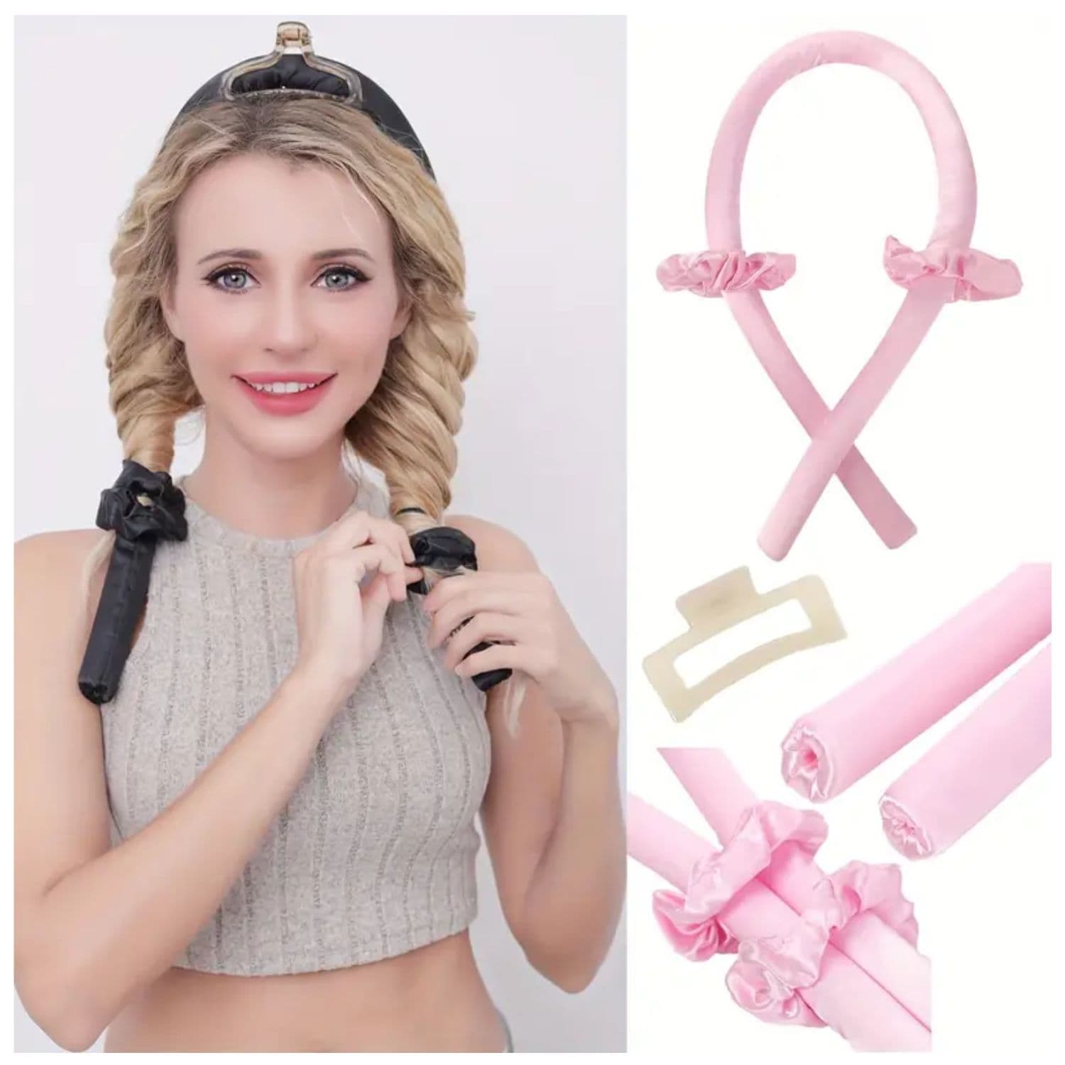 Rizadora De Cabello Sin Calor Barra Ondu