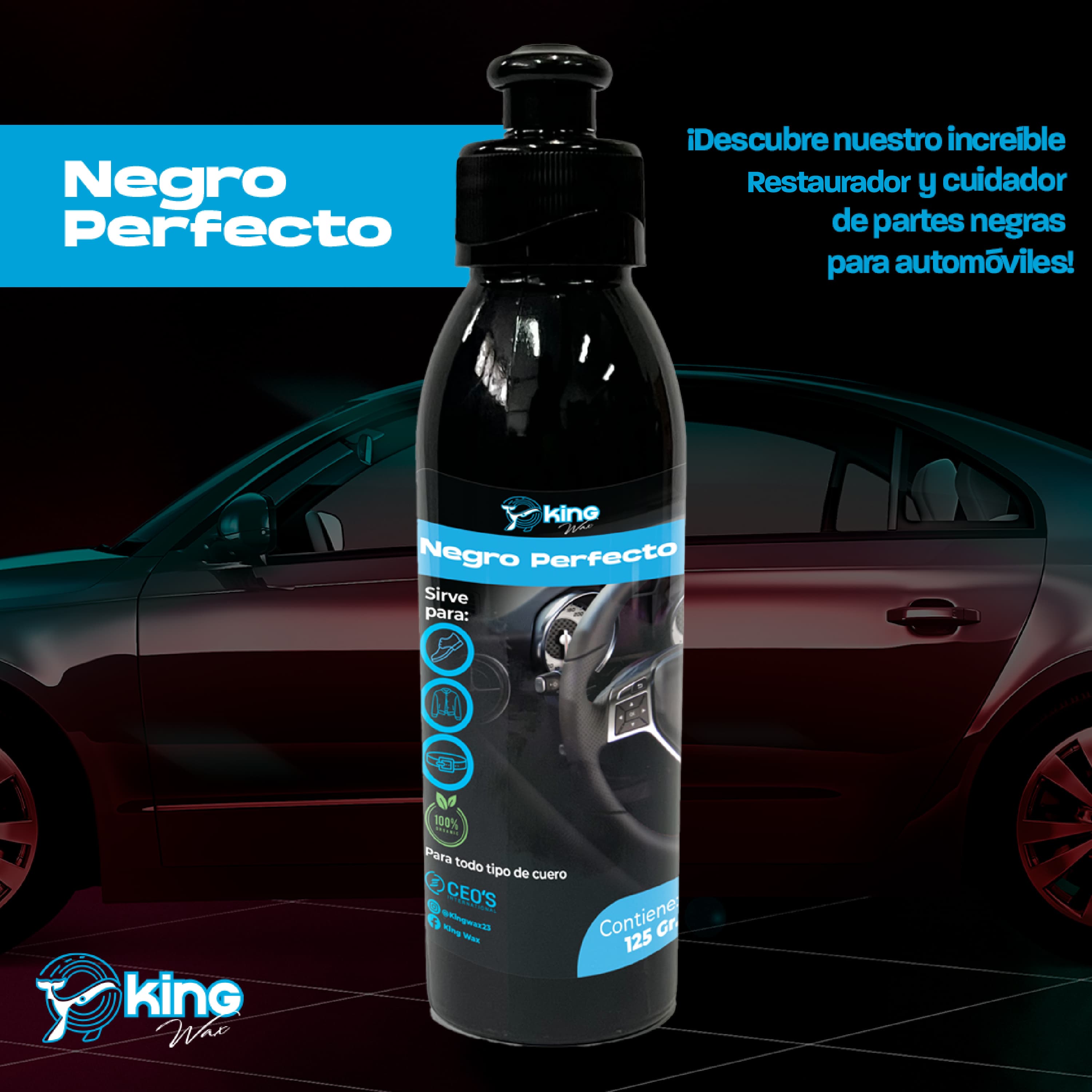 Negro perfecto king wax