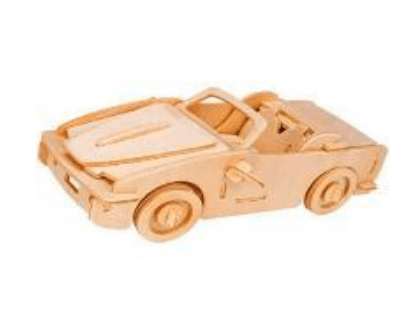 Rompecabeza 3D en Madera Carro