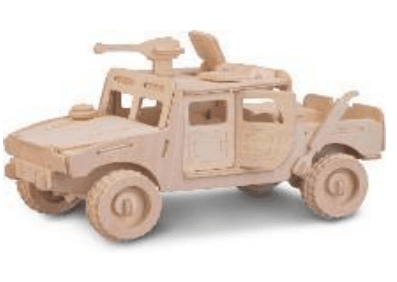 Rompecabeza 3D en Madera Camioneta