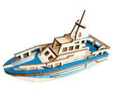 Rompecabeza 3D en Madera Barco