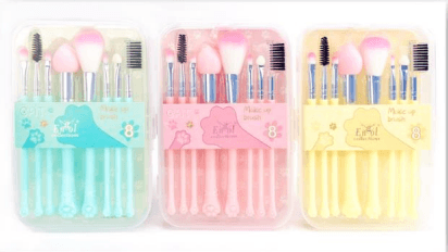 Brochas y Pinceles Estuche x8 unidades