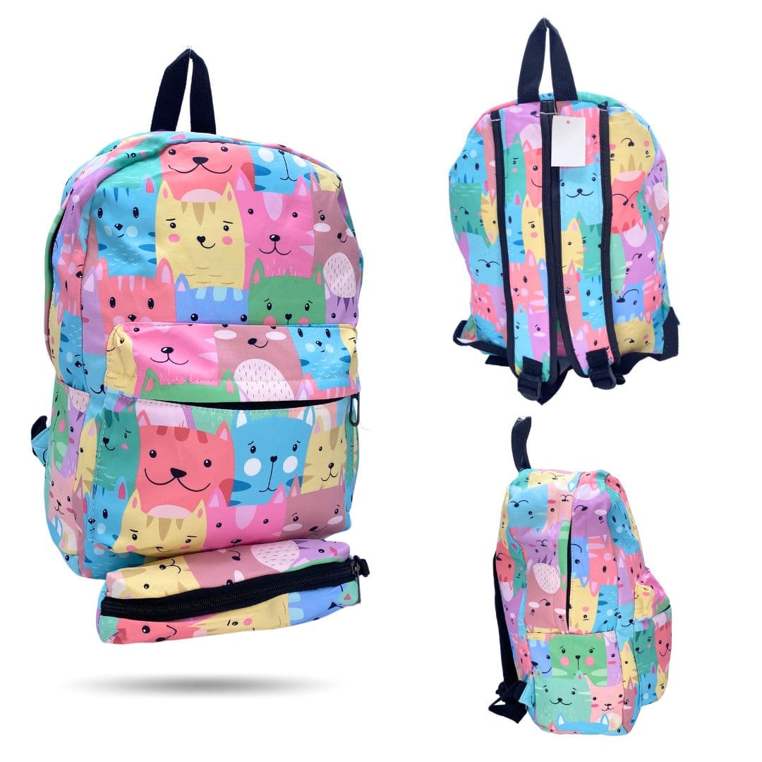 Morral con Cartuchera Estampado 10CM085