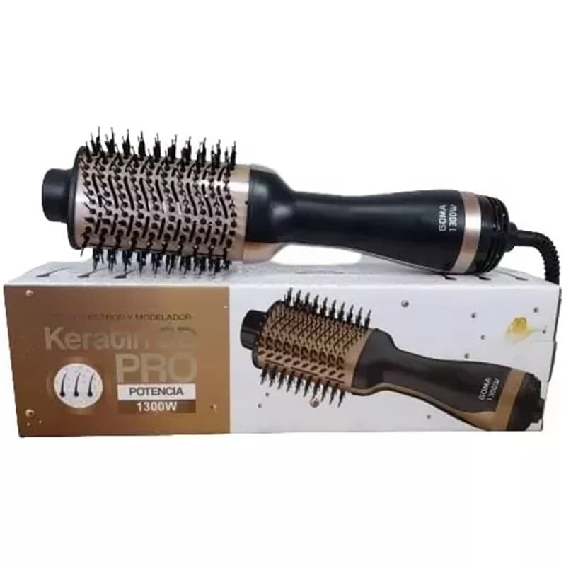 Cepillo Secador keratin Pelo 3en1