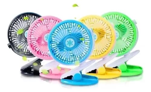 Mini Ventilador Abanico De Pinza