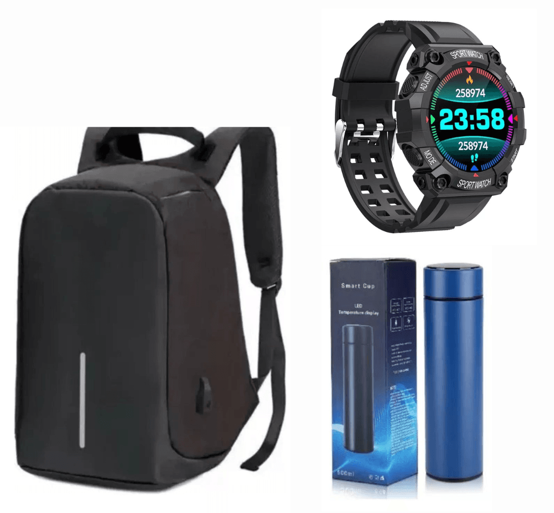 combo maleta+termo+reloj fd68