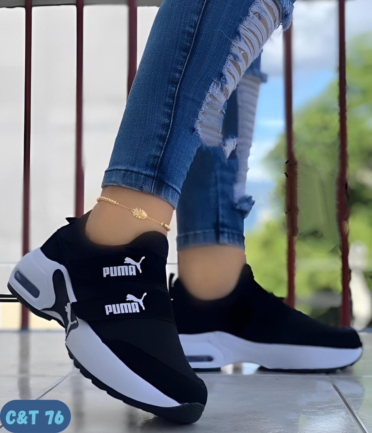 PUMA DOBLE CIERRE NEGRO