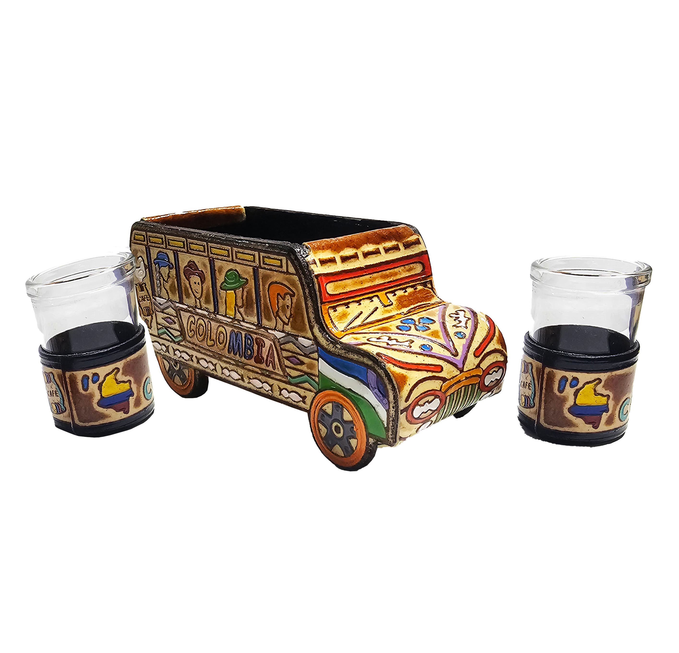 Bus Portavasos Chiva Colombiana Vasos